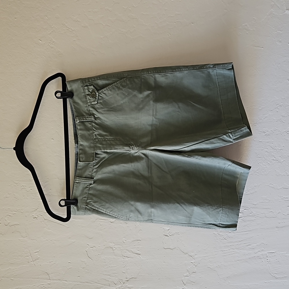 Women's Dockers Olive Green Bermuda Shorts